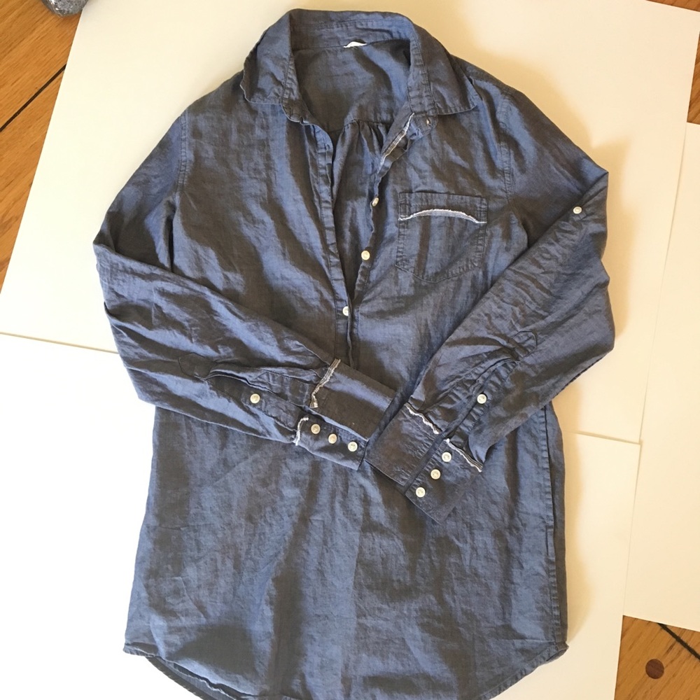 Jcrew Tunic Women’s Roll up sleeve Cotton shirt